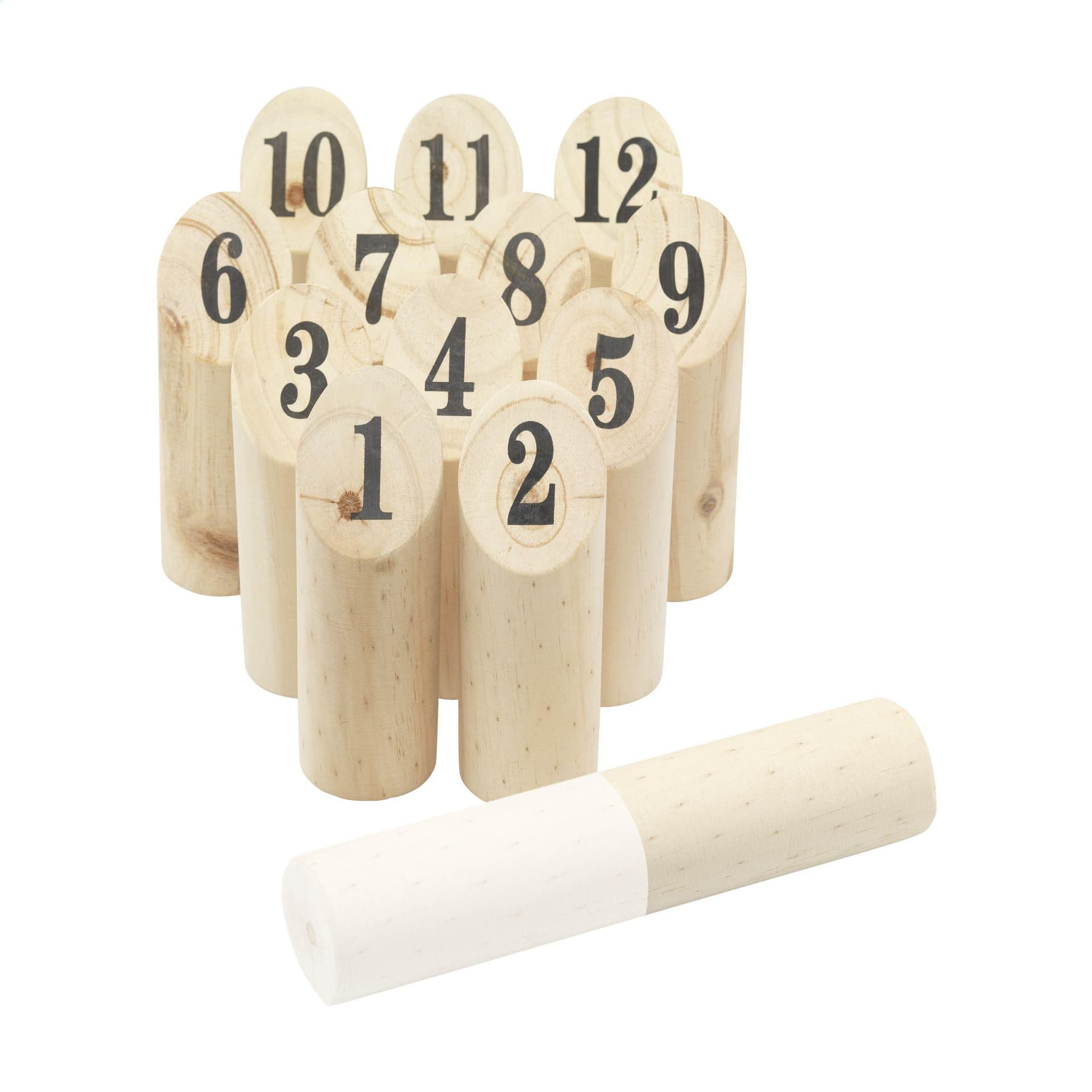 Finnish Throwing Game jeu, coloris Brun bois