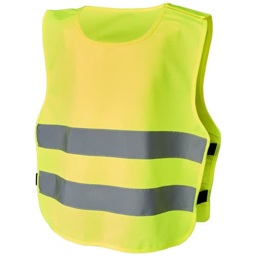 Gilet de sécurité XXS velcro pour enfants 3-6 ans Odile RFX™ : Jaune néon
