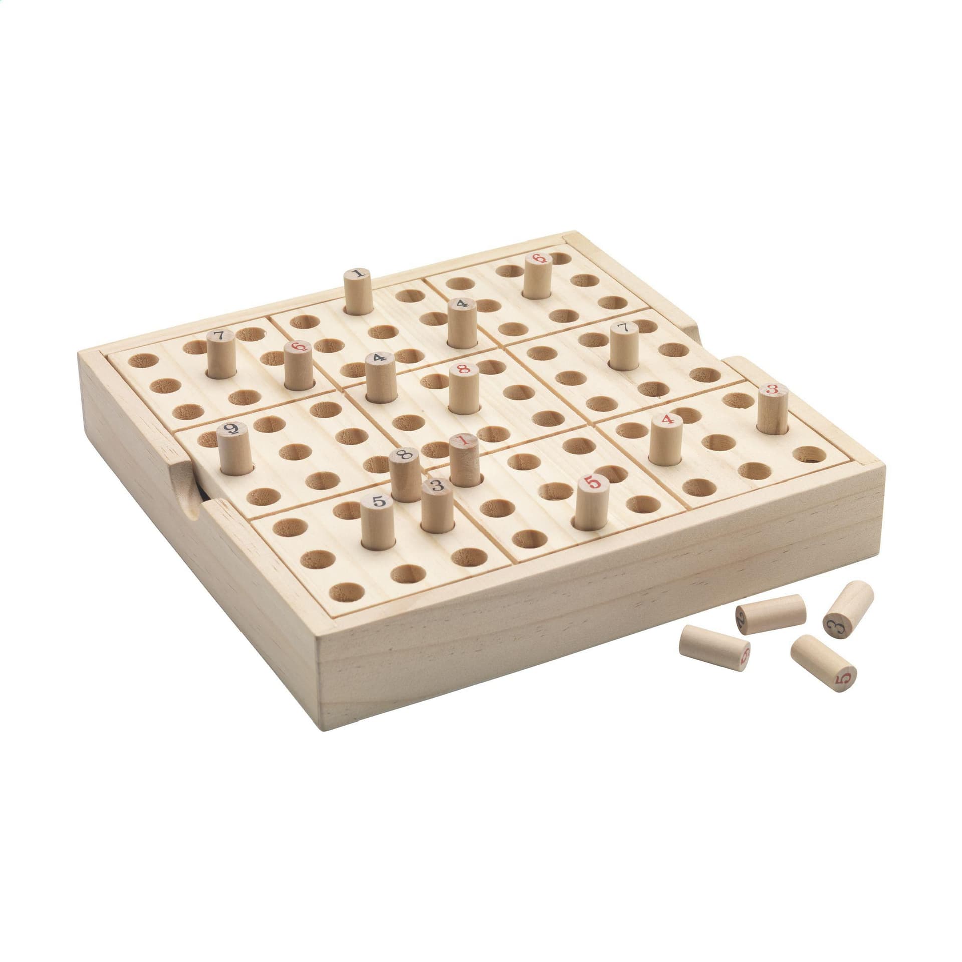Sudoku Woodgame, coloris Brun bois