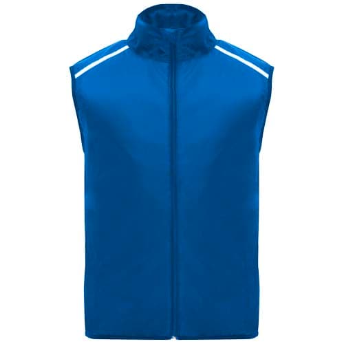 Bodywarmer de course Jannu personnalisé, coloris Bleu royal