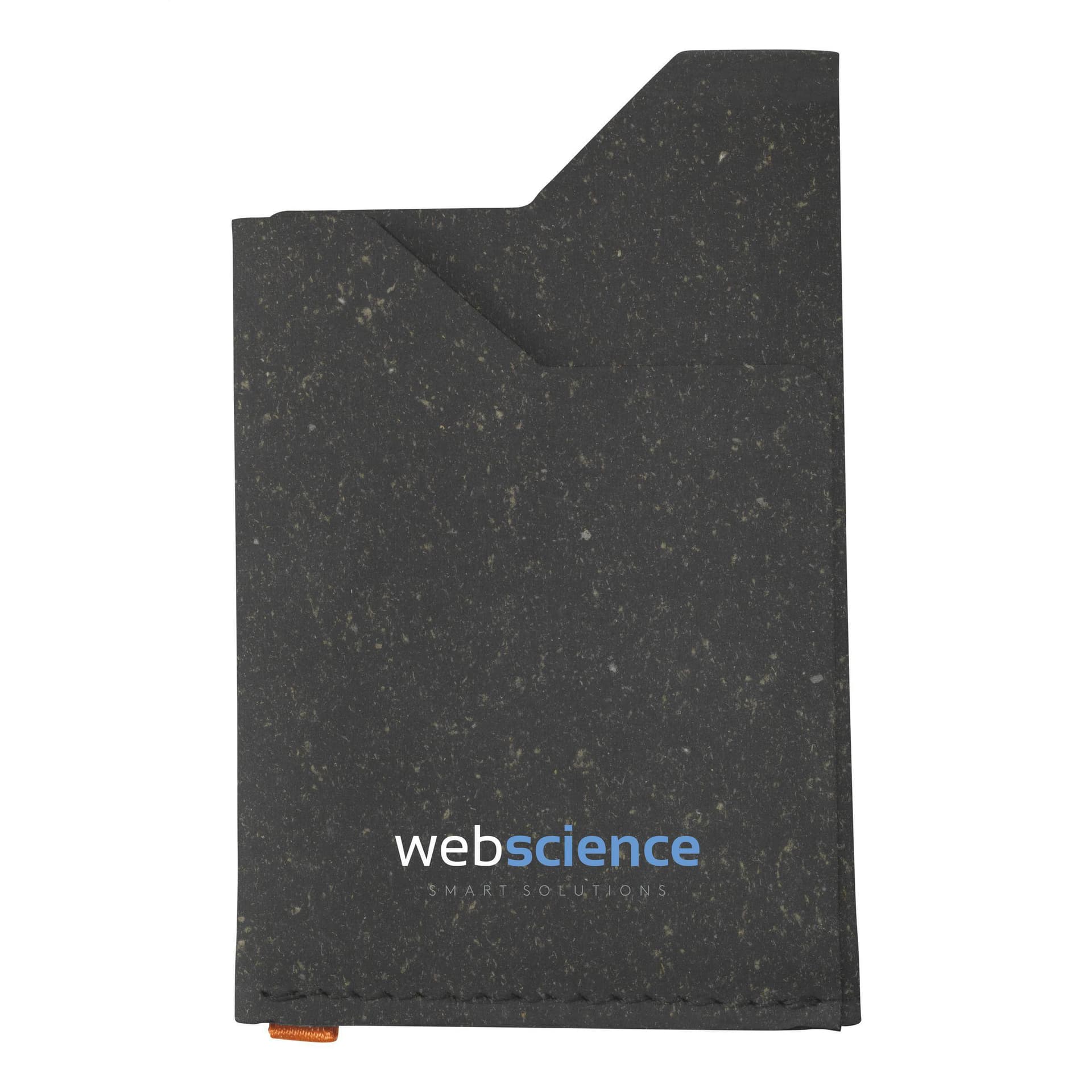 Recycled Leather Cardholder porte-cartes, coloris Noir