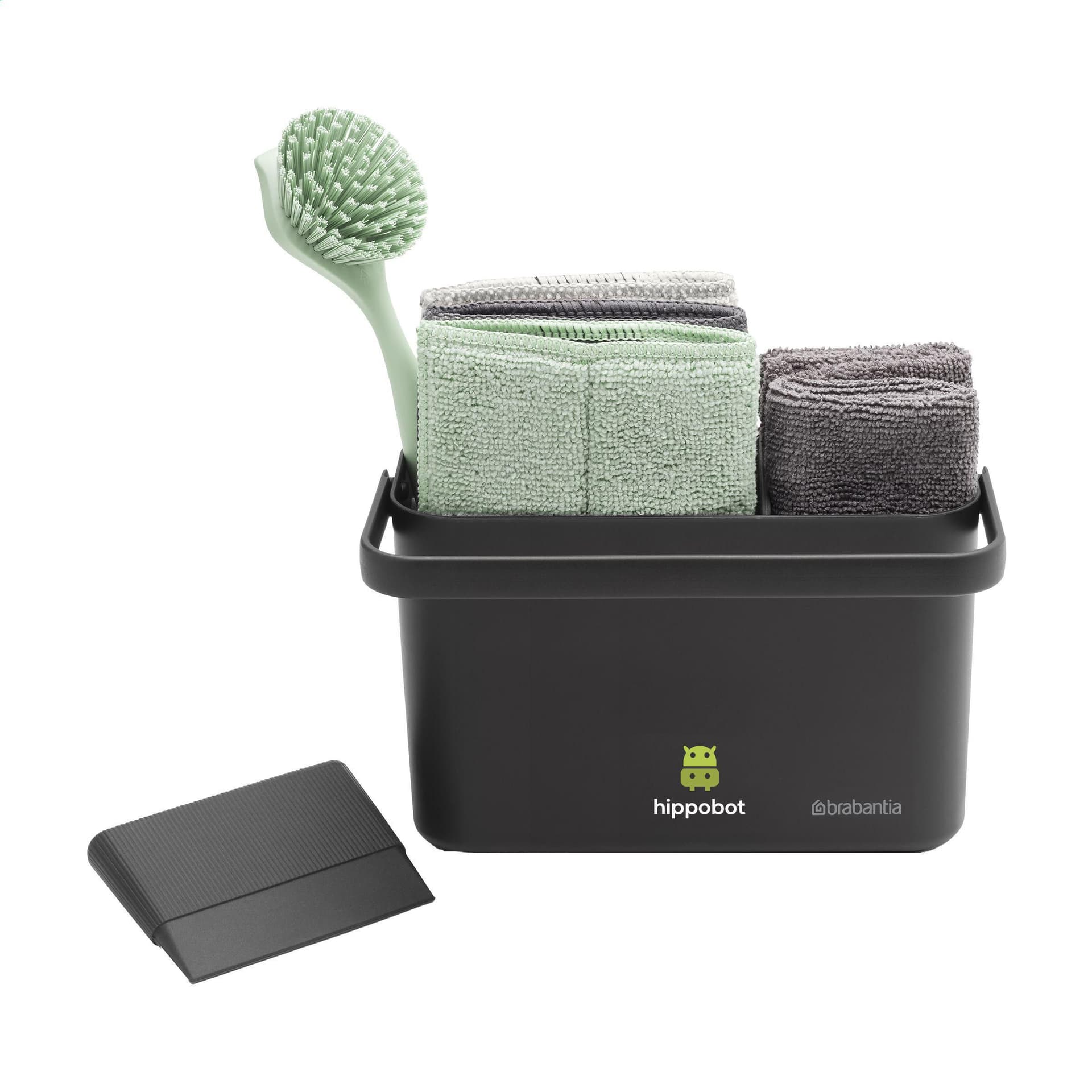Brabantia SinkSide Organiser Set de nettoyage, coloris Gris foncé