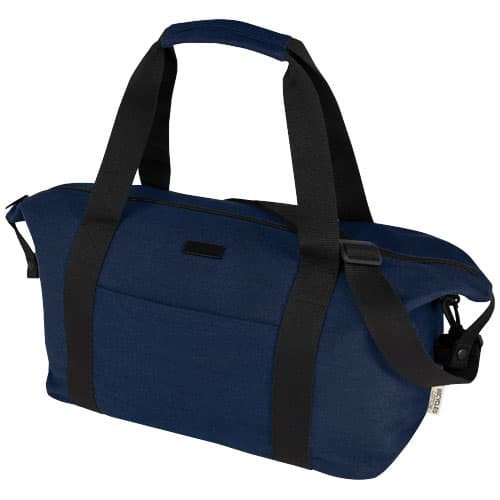 Sac de sport Joey de 25 L en toile recyclée GRS, coloris Marine