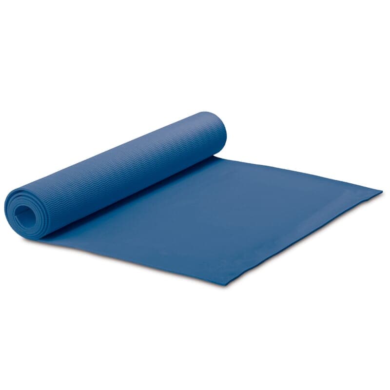 Tapis de fitness avec sac, coloris Bleu foncé