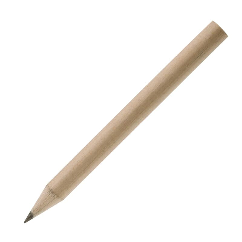 Mini crayon à papier HB 8,5 cm personnalisé, coloris Bois
