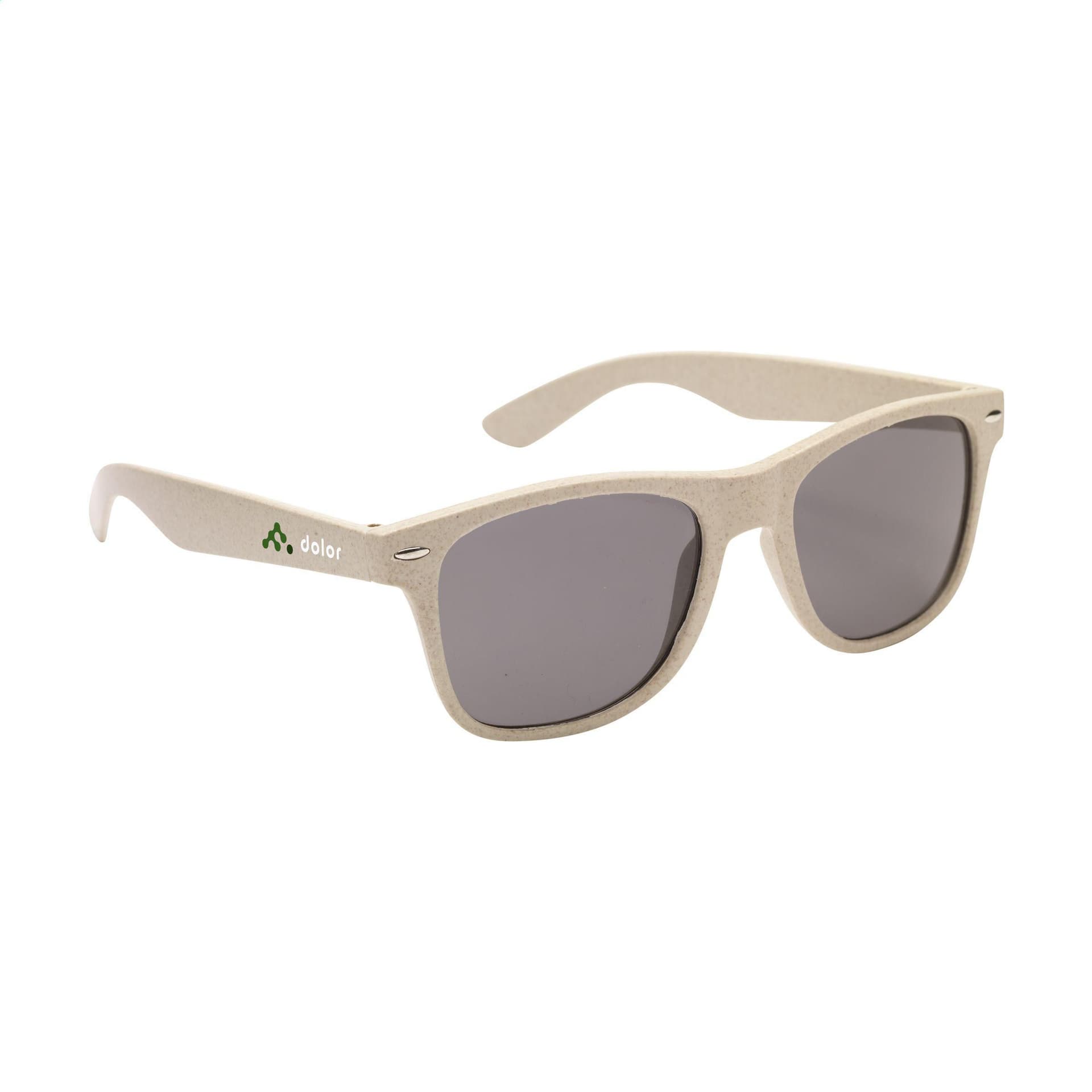 Malibu Eco Wheatstraw lunettes soleil en paille de blé, coloris Naturel