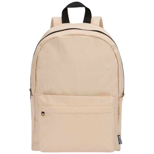 Sac à dos ordinateur 14" 16L personnalisé, avec un logo posé sur sa zone de marquage