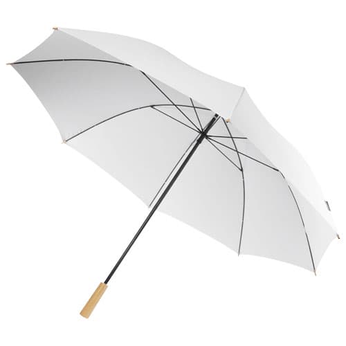 Parapluie de golf 30" windproof en PET recyclé Romee : Blanc