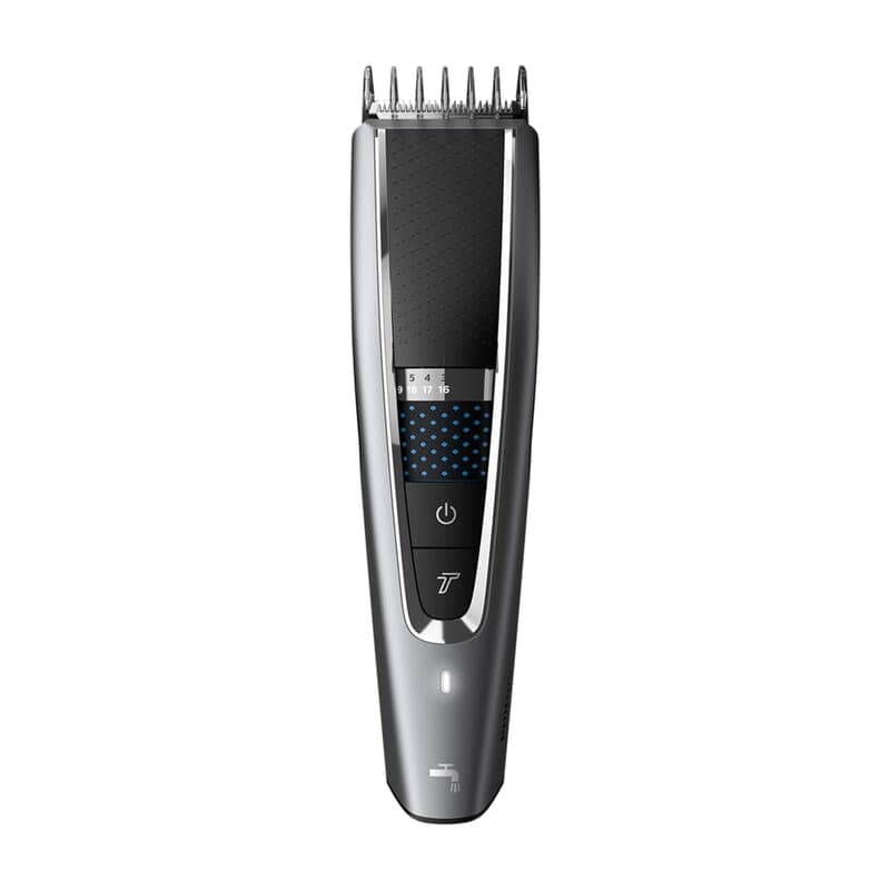 HC7650|Philips Tondeuse à cheveux à fil lavable avec accessoires : Bronze nickelé foncé