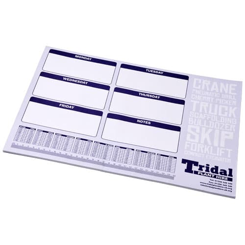 Sous-main Desk-Mate® A2, coloris Blanc