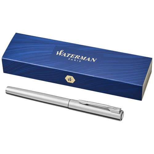 Stylo roller Waterman Graduate personnalisé : Chrome