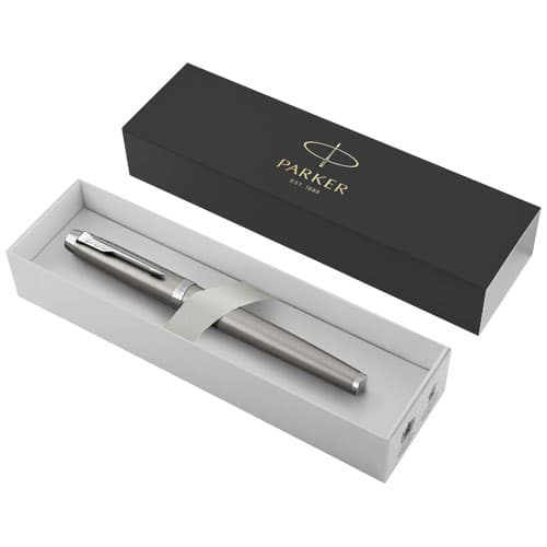 Stylo roller Parker IM personnalisé : Argent