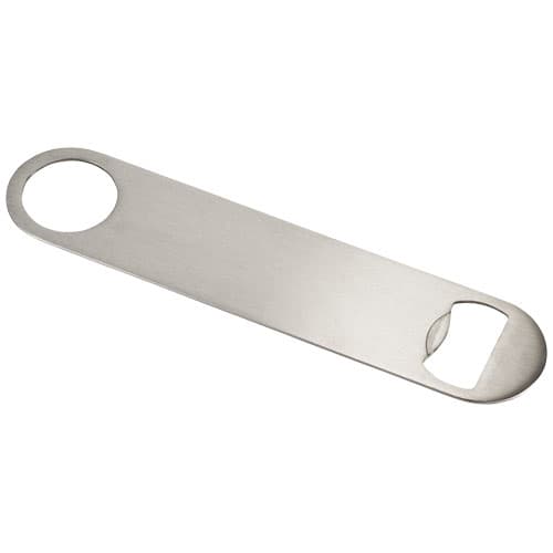 Ouvre-bouteille inox 18 cm personnalisé : Argent