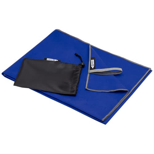 Serviette de sport 50 x 100 cm personnalisée : Bleu royal