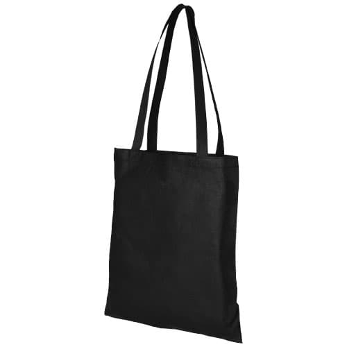 Sac tote non tissé 6L personnalisé : Noir