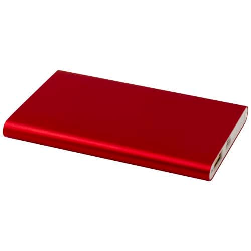Batterie externe 4000 mAh type-C personnalisée : Rouge