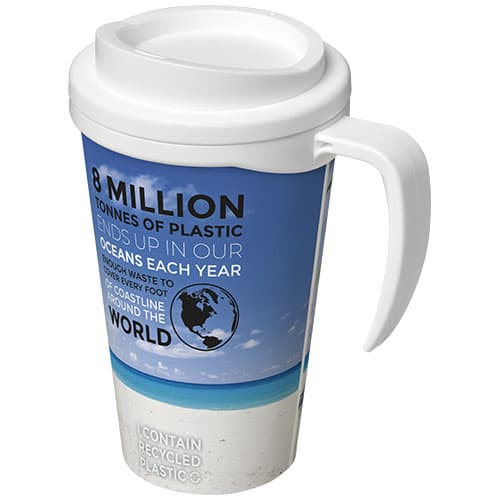 Mug isotherme Brite Americano coloré 350 ml : Blanc