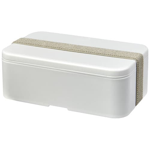 Boîte repas 700 ml personnalisée : Ivoire / Gris silex