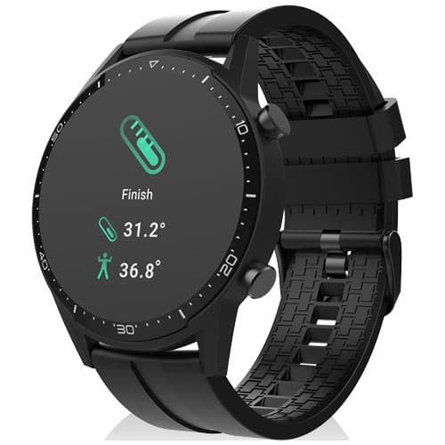 Montre connectée écran 1,3 pouces personnalisée : Noir