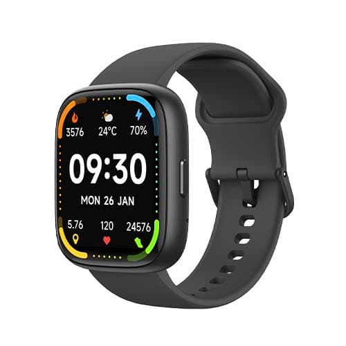 Montre connectée Alexa personnalisée : Noir