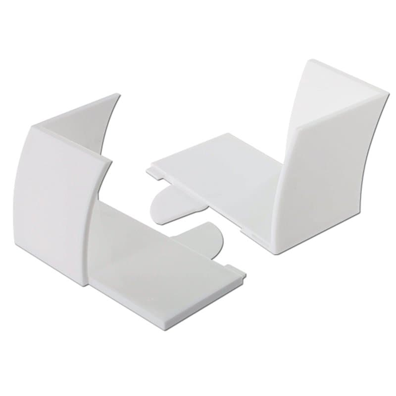 Porte-bloc papier cube personnalisé : Blanc neige
